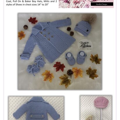 Dyn Bach (Little Man) Coat Set in DK