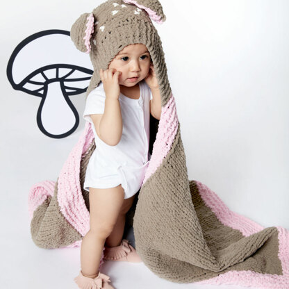 Bernat Oh Deer Blanket in Bernat Baby Blanket - BRK0202-000803M - Downloadable PDF