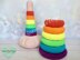 Rainbow stacking rings