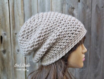 Crochet Slouchy Hat