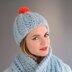 Sweater, Scarf, Snood and Hat in Rico Fashion Gigantic Mohair - 378 - Downloadable PDF