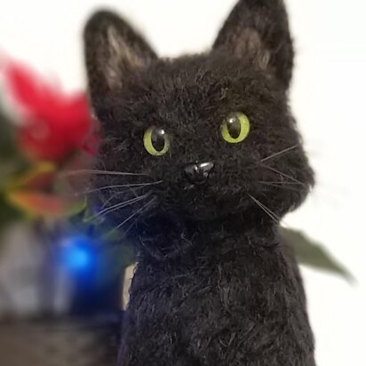 Amigurumi Realistic crochet Black Cat