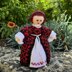 Katherine of Aragon Tudor Doll Knitting Pattern - Toy Knitting Pattern.
