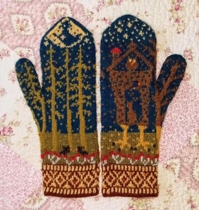 Enchanted Forest Mittens