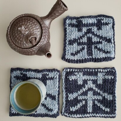 Cha (Tea) reversible coaster