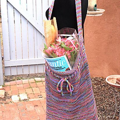 My Big Boho Market Bag - knitting pattern