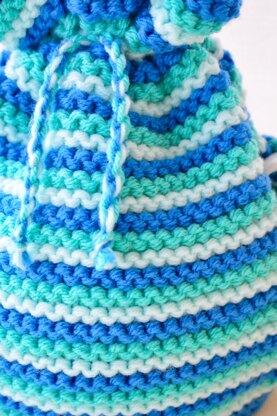 Ocean Blue 4 Cup Teapot Cosy Knitting Pattern