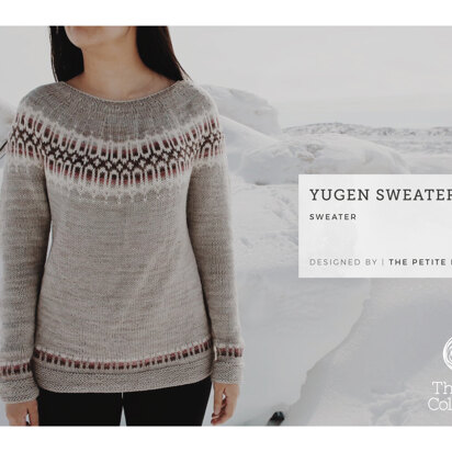 "Yugen Jumper by The Petite Knitter" - Jumper Knitting Pattern For Women in The Yarn Collective