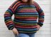 Stitch Sampler Striped Sweater