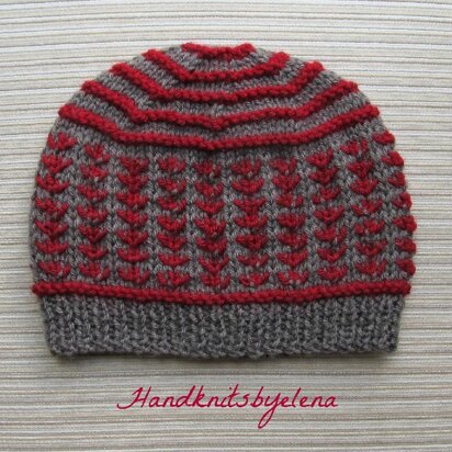 Hat "Danielle" for a Lady - knitting pattern