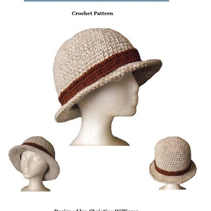 Free Crochet Pattern - Kids Linen Stitch Sunhat - A Crocheted