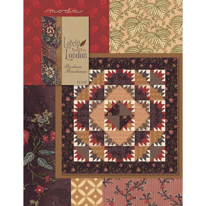 Moda Fabrics Lately Arrived From London Quilt - Downloadable PDF