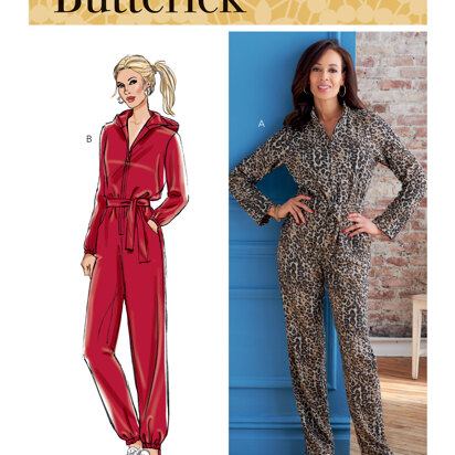 Butterick Misses' Jumpsuit, Sash and Belt B6861 - Sewing Pattern