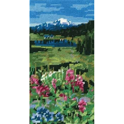 DMC The Mountains Tapestry Canvas - 15 x 30cm