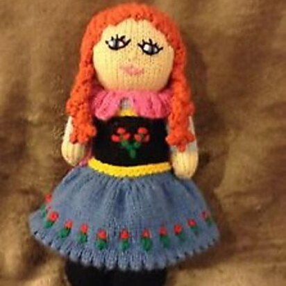 Frozen Anna inspired Doll