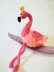 Knitting Pattern  pink flamingo