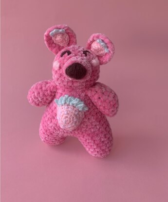 Crochet Strawberry Bear