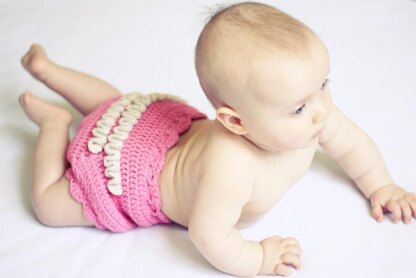 Girly Ruffle Pants - diaper cover