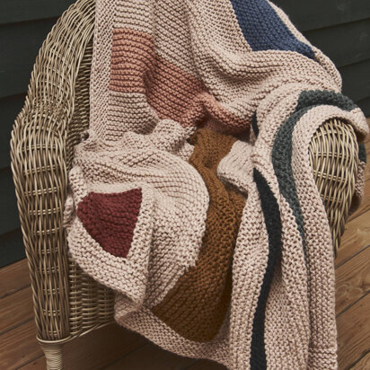 Rockwell Blanket in Lion Brand Hue & Me - M20289-TWH - Downloadable PDF