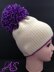 Beanie Hat Crochet Pattern with Pom Pom Unisex