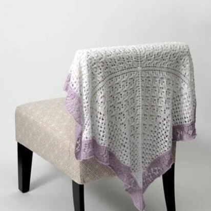 Lace Sampler Baby Blanket in Universal Yarn PDF