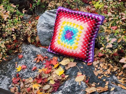 Summer Fun Granny Cushion