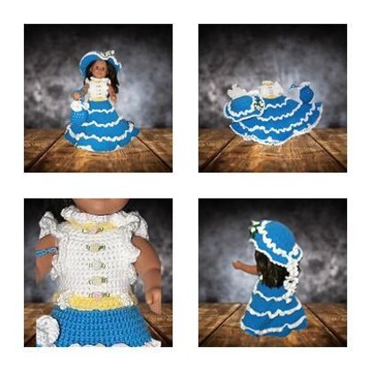 American girl ball gown pattern