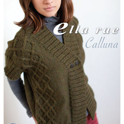 Kempsey Cardigan in Ella Rae Calluna - ER02-02