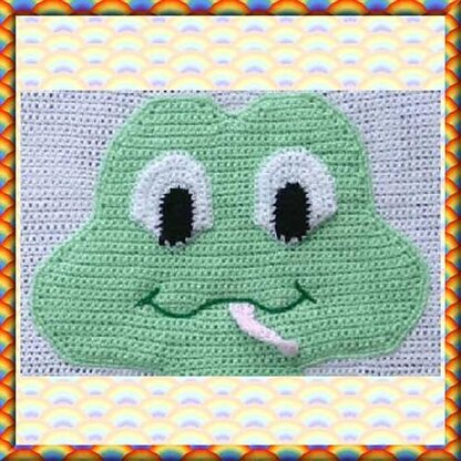 Animal Baby Blanket - Froggin' About