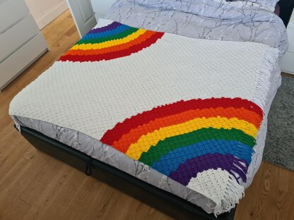 Double Rainbow Blanket