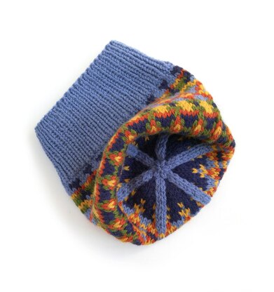 SCHAPKA Fair Isle Hat