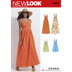 New Look 6491 Misses' Dresses in two Lengths with Bodice Variations 6491 - Paper Pattern, Size A (10-12-14-16-18-20-22)