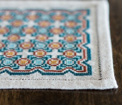 Avlea Folk Embroidery Bitkit Salerno Tile - Downloadable PDF