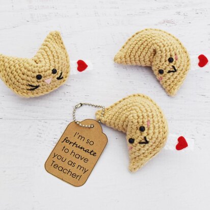 Fortune Cookie Keychain