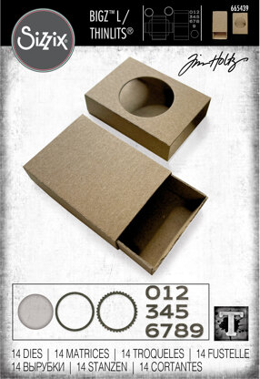 Sizzix Bigz L Die with Thinlits Die Set - Matchbox by Tim Holtz