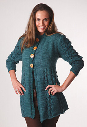 Manitoba Swing Jacket in Manos del Uruguay Clasica Wool Space-Dyed