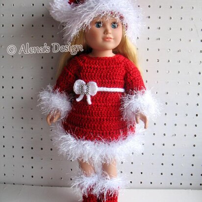 Christmas Doll Outfit