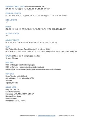 Sticks & Stones Pullover