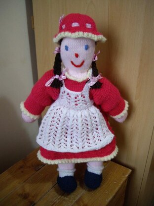 Victorian Soft Knitted Dolly