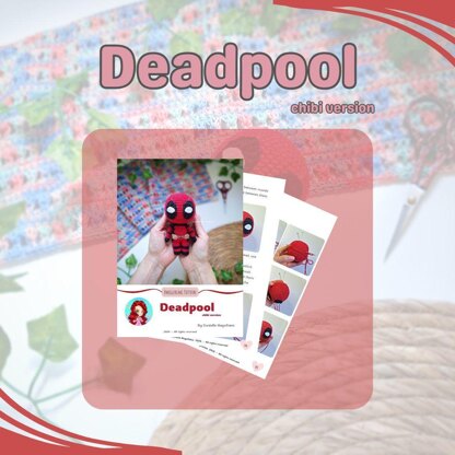 Deadpool amigurumi pattern (chibi version)