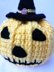 Crochet pumpkin with Witch hat