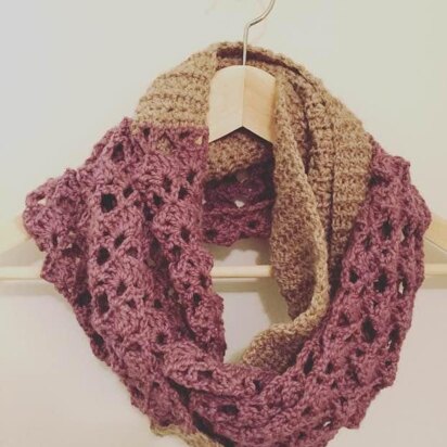 Two-Tone Infinity Scarf