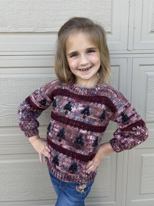 Granny Spruce Child Sweater