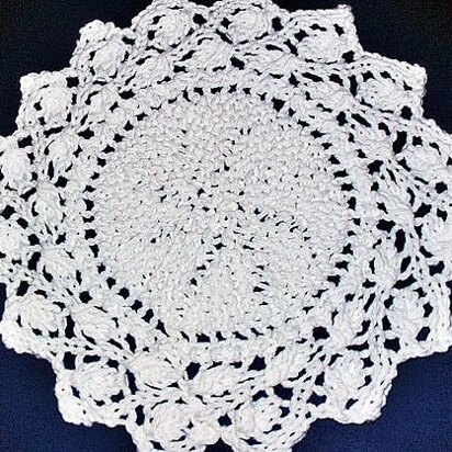 Ring of Leaves Dishcloth and Placemat - knitting pattern