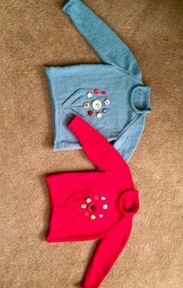 Girls Flower Jumper