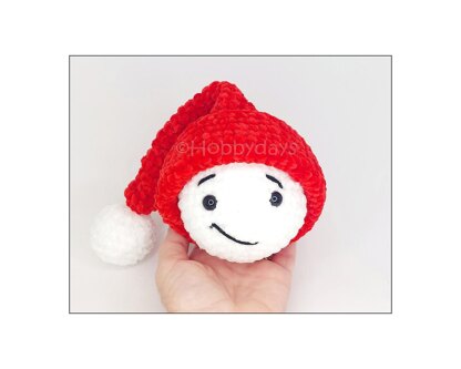 Amigurumi Christmas Snowball