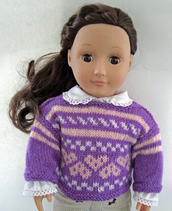 Sweethearts Doll Sweater