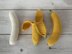 Banana Amigurumi Peeled & Unpeeled