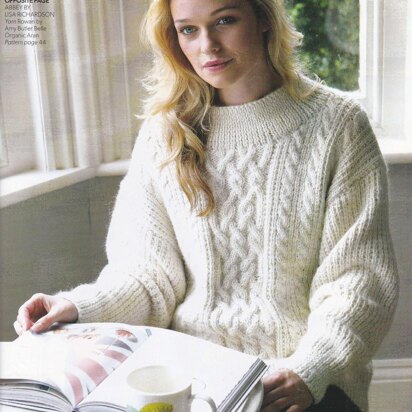 Aran and Rib Jumper