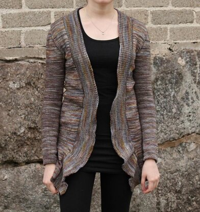 Rust & stone cardigan